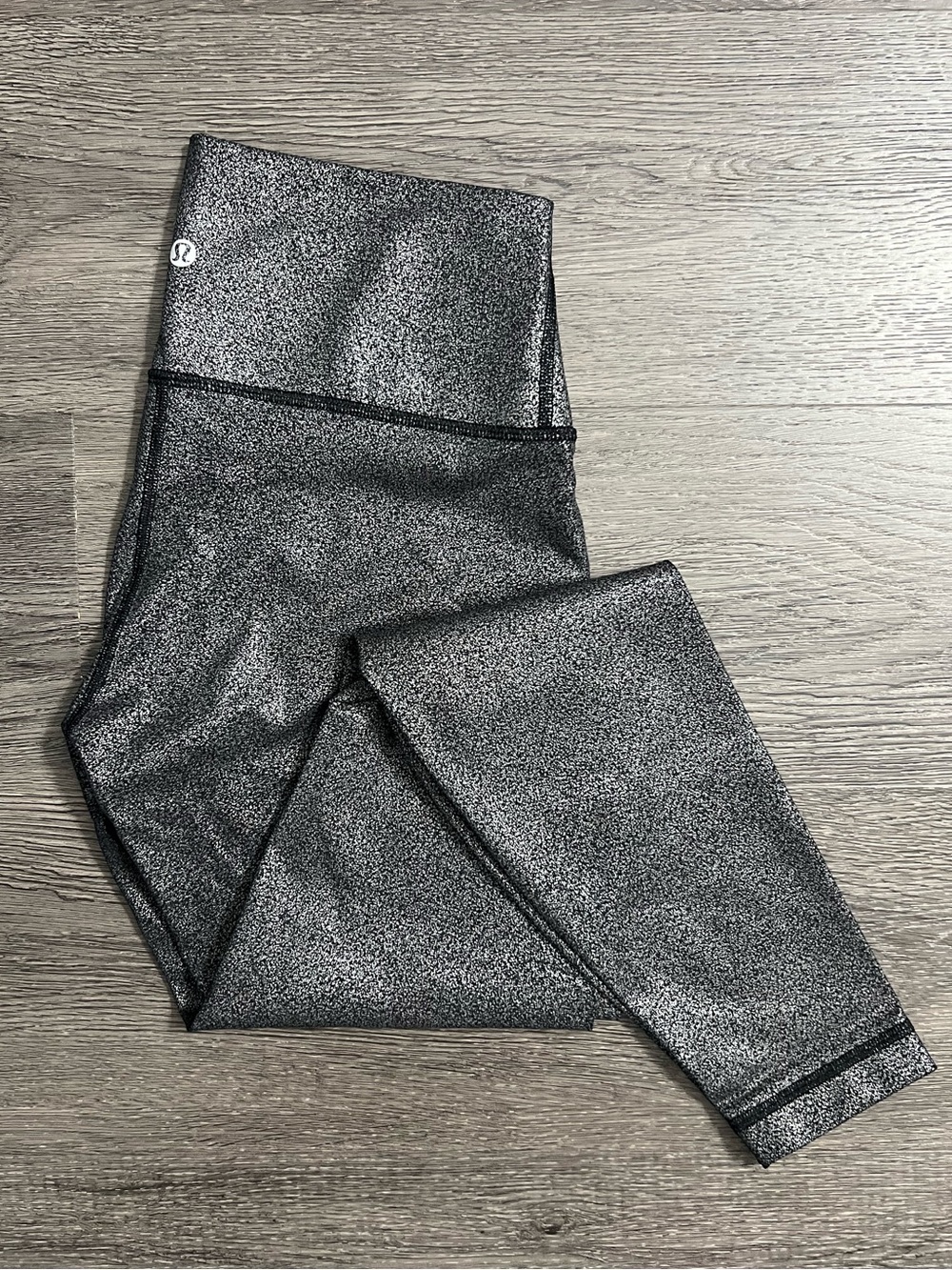 Lululemon Wunder Under High-Rise Tight *Foil 28" Luminosity Foil Print Silver